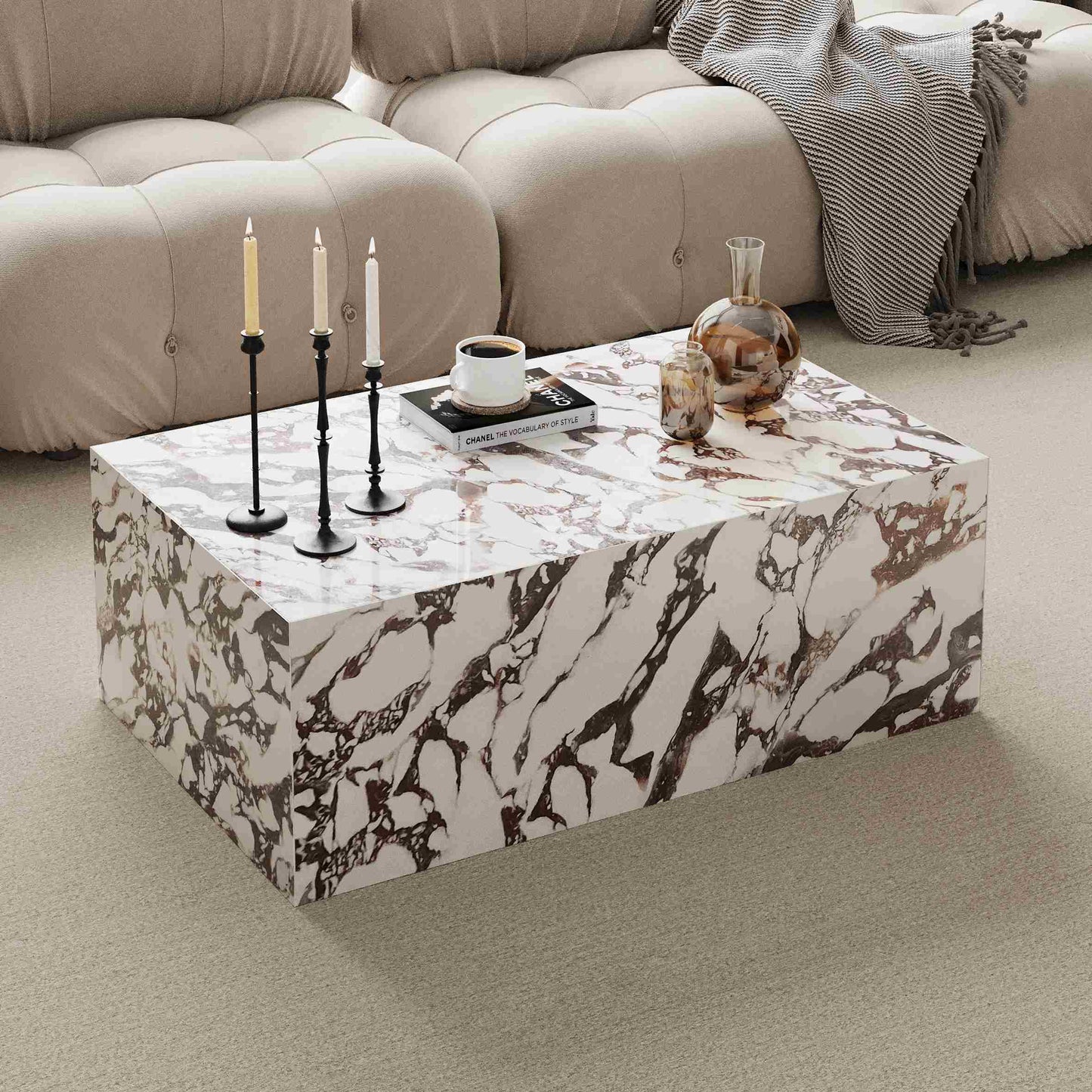 Stone Coffee Table - Rectangle