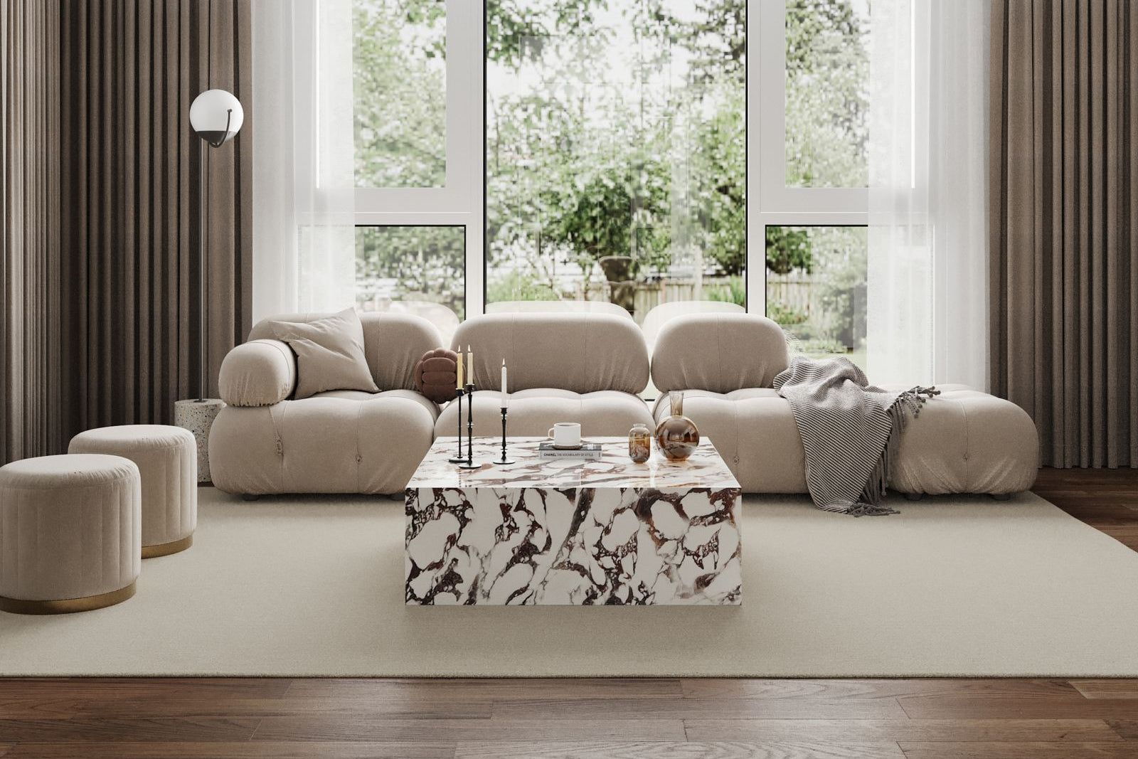 PEDRA - Stone Coffee Table - Square