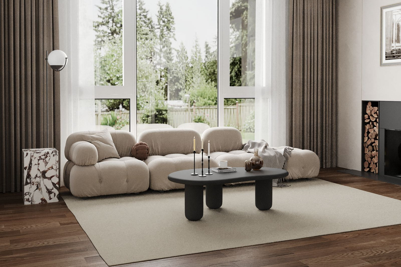 PEDRA - Stone End Table