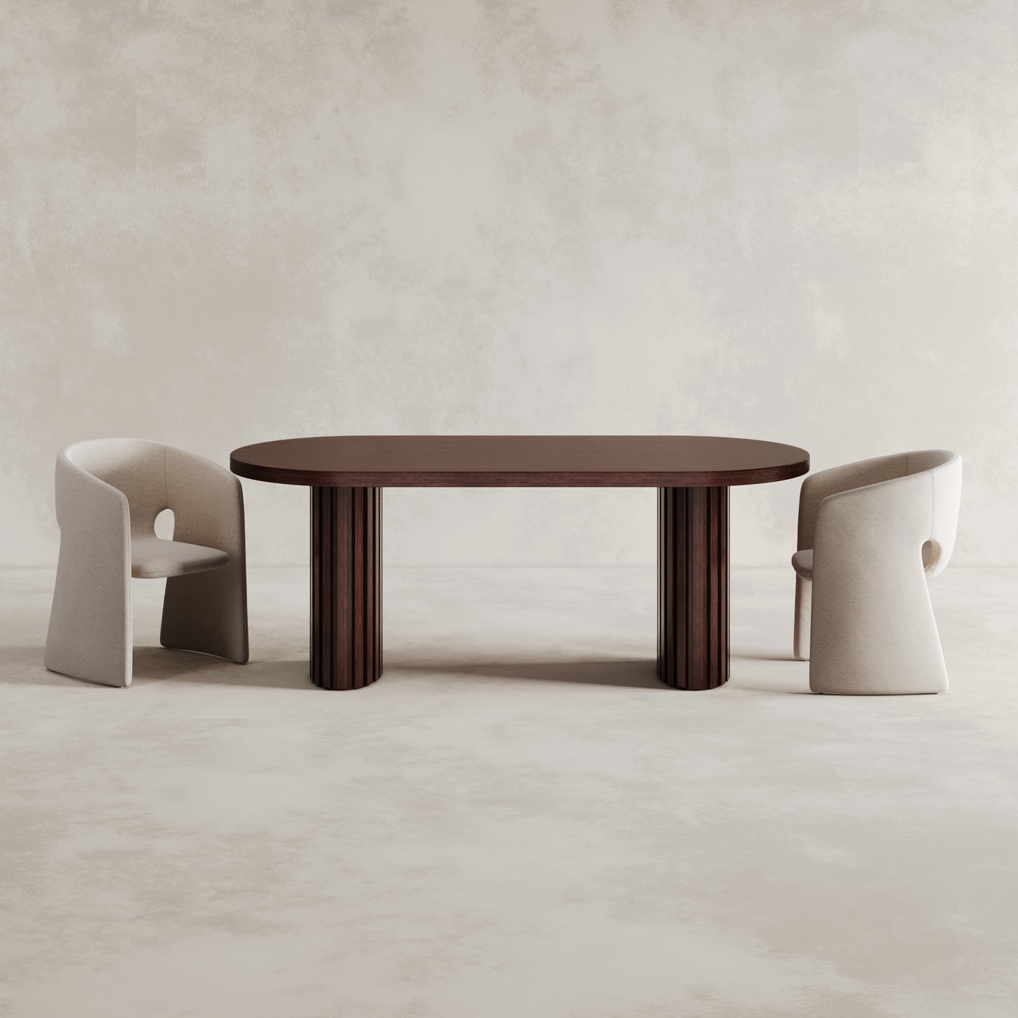 OPAL Dining Table - Walnut