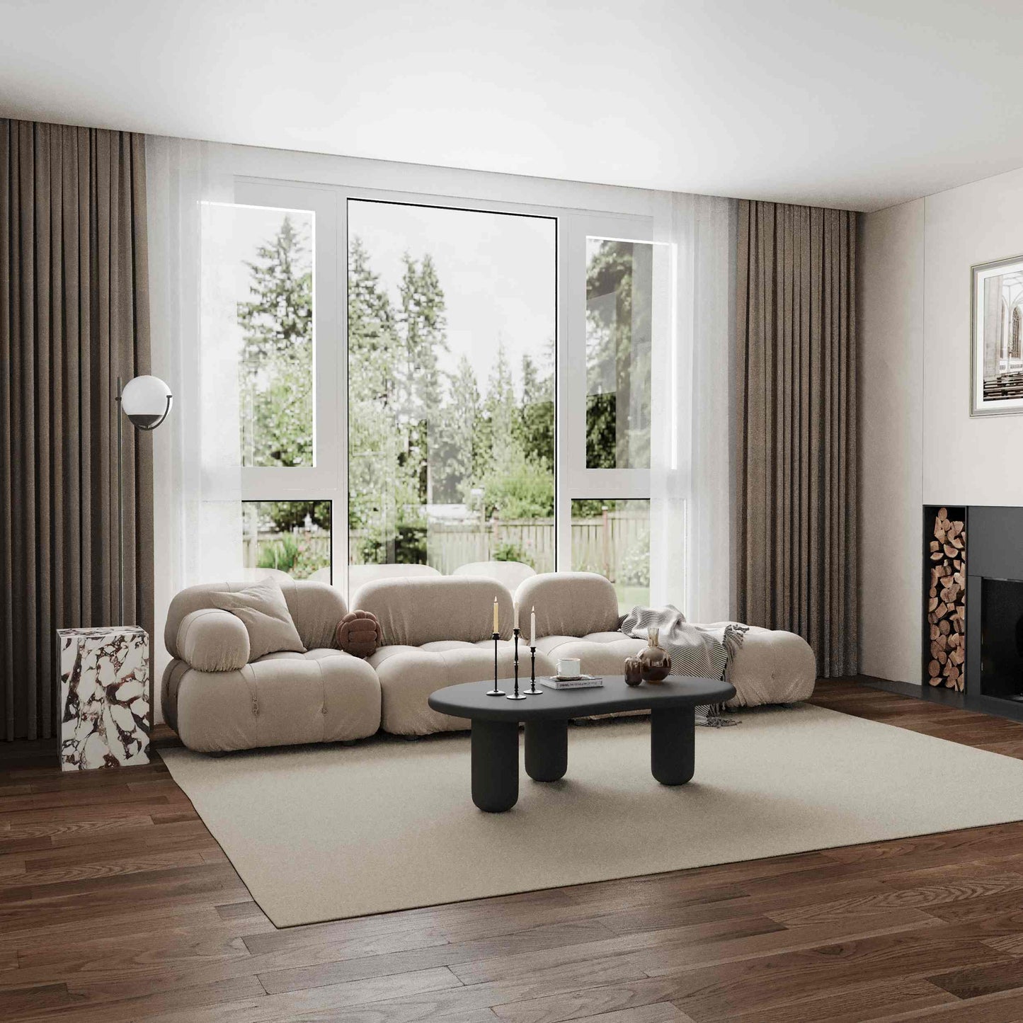 PEDRA - Stone End Table