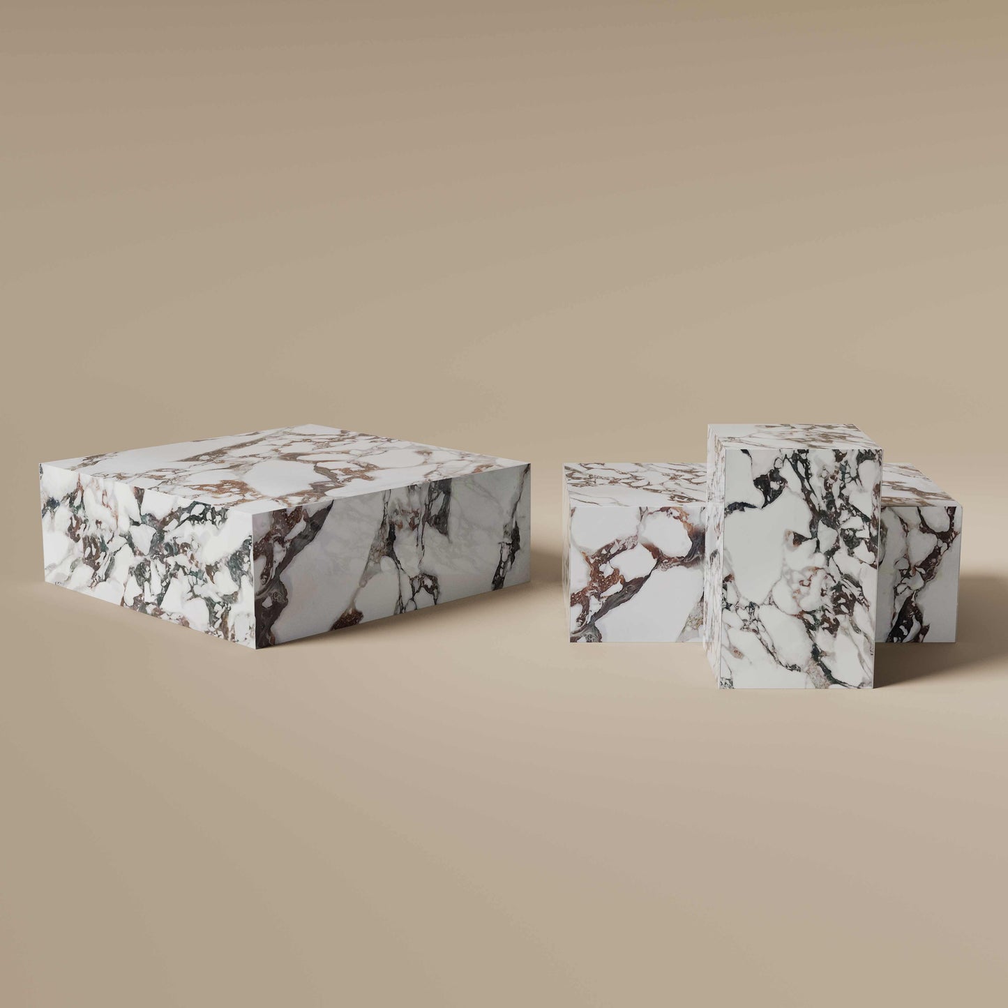 Stone Coffee Table - Square