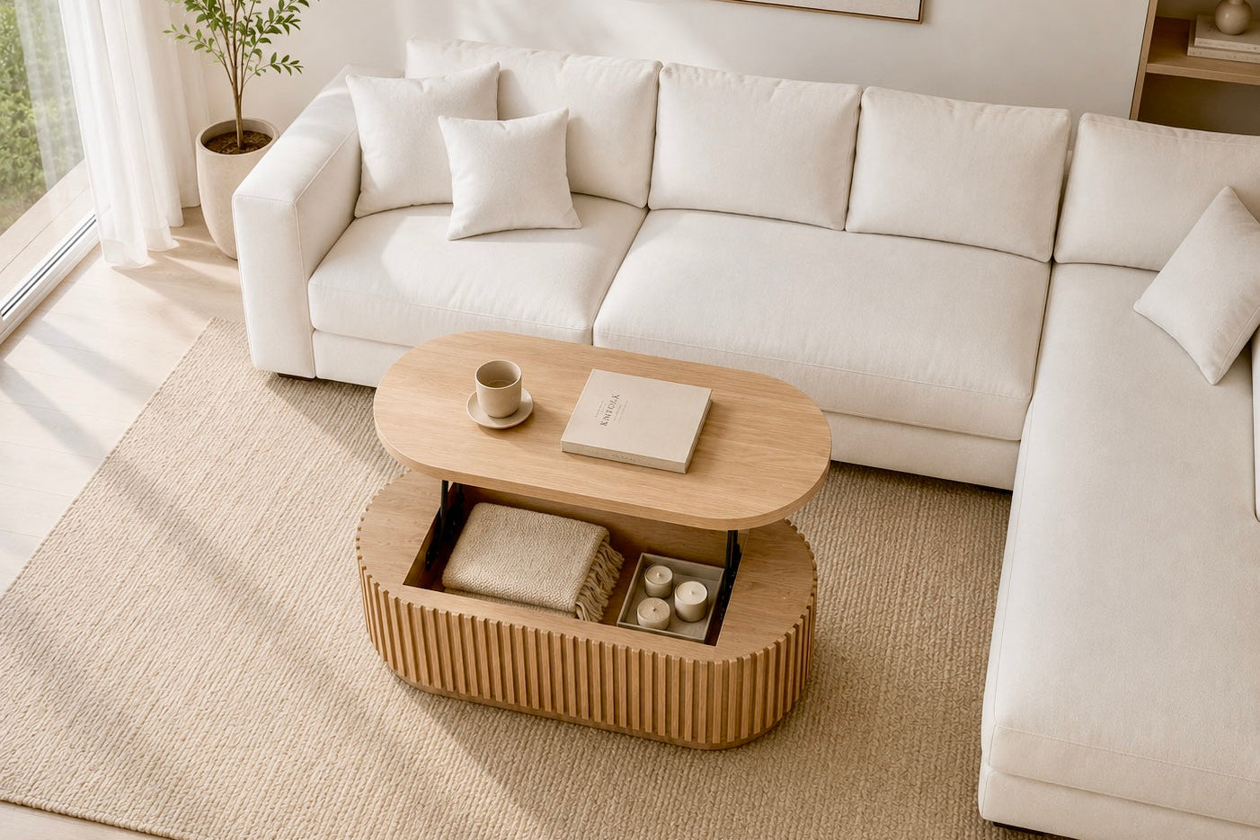 Rise Lift-Top Storage Coffee Table