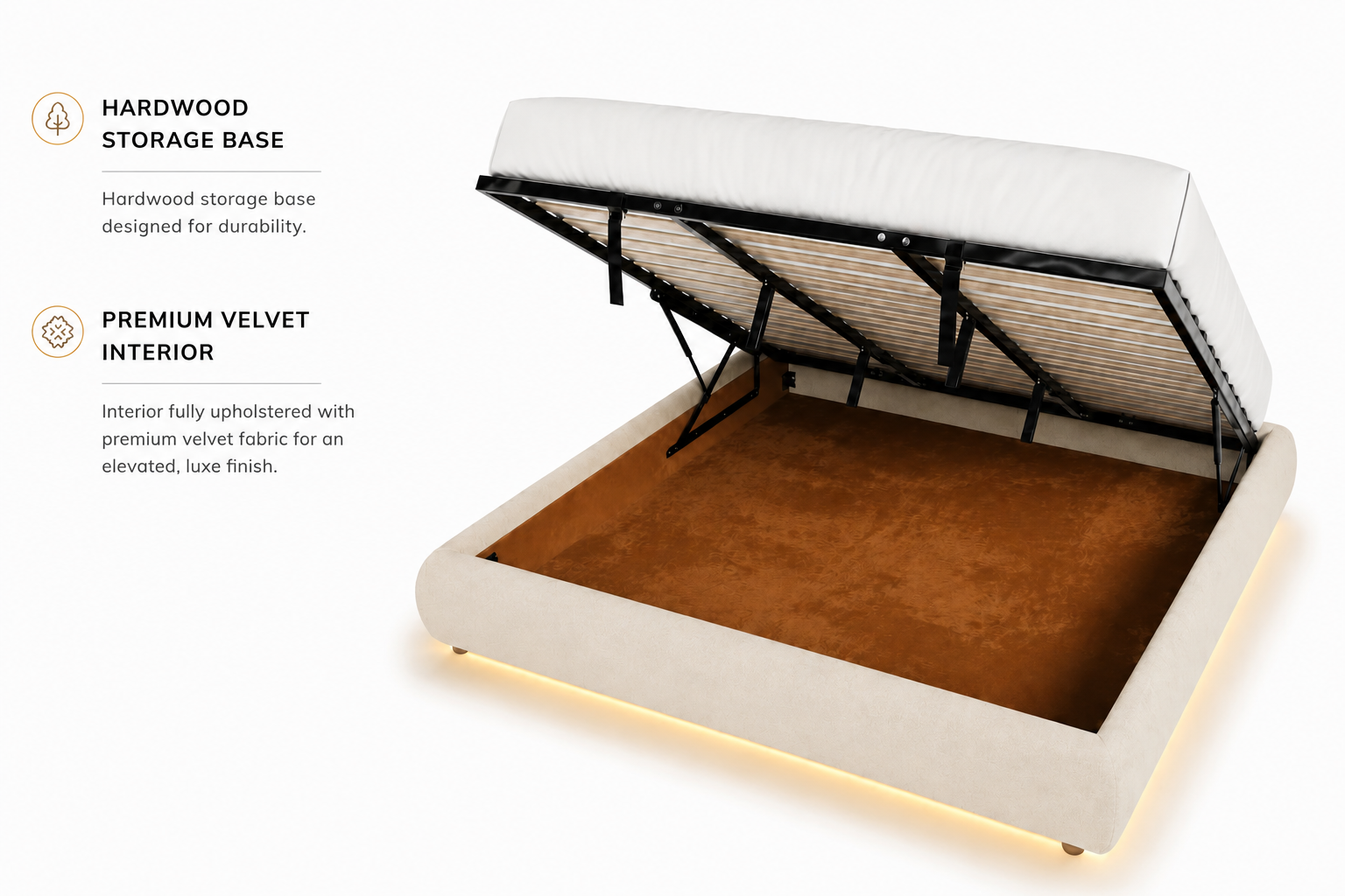 Dune Storage Bed