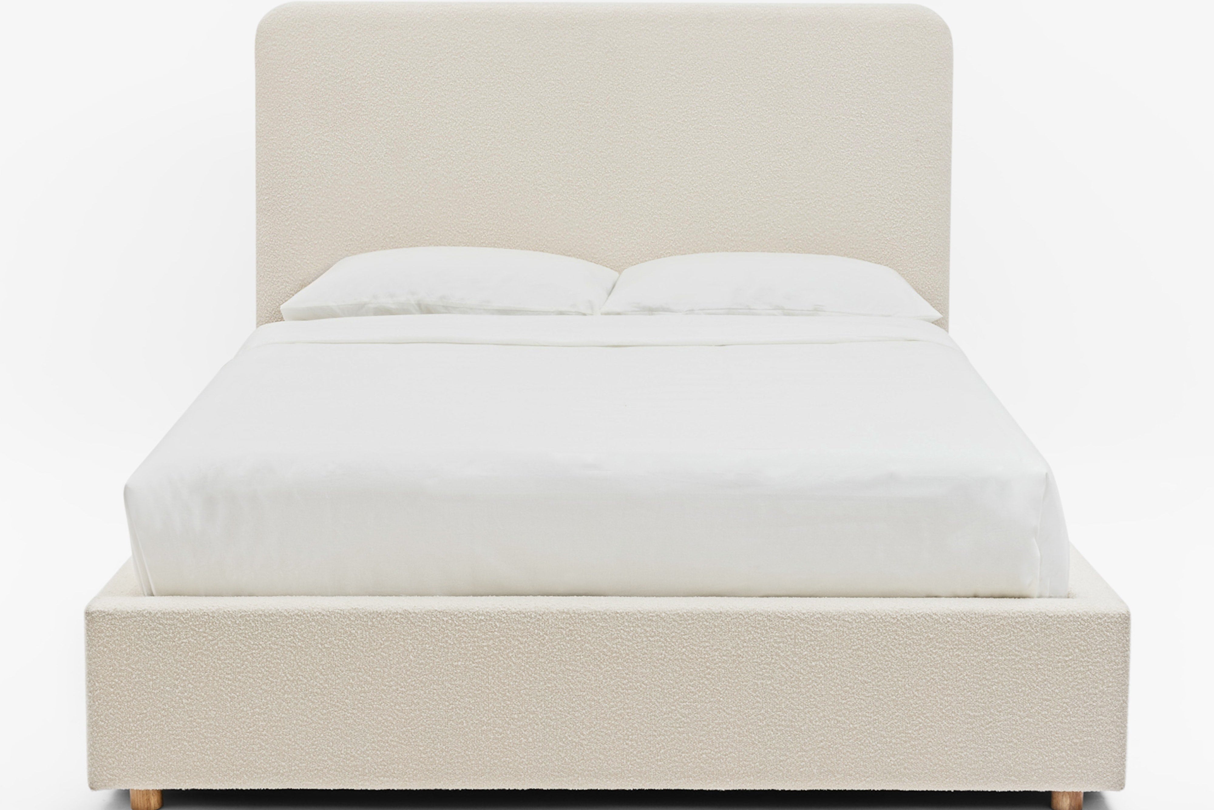 CHORUS Bouclé Bed with Storage