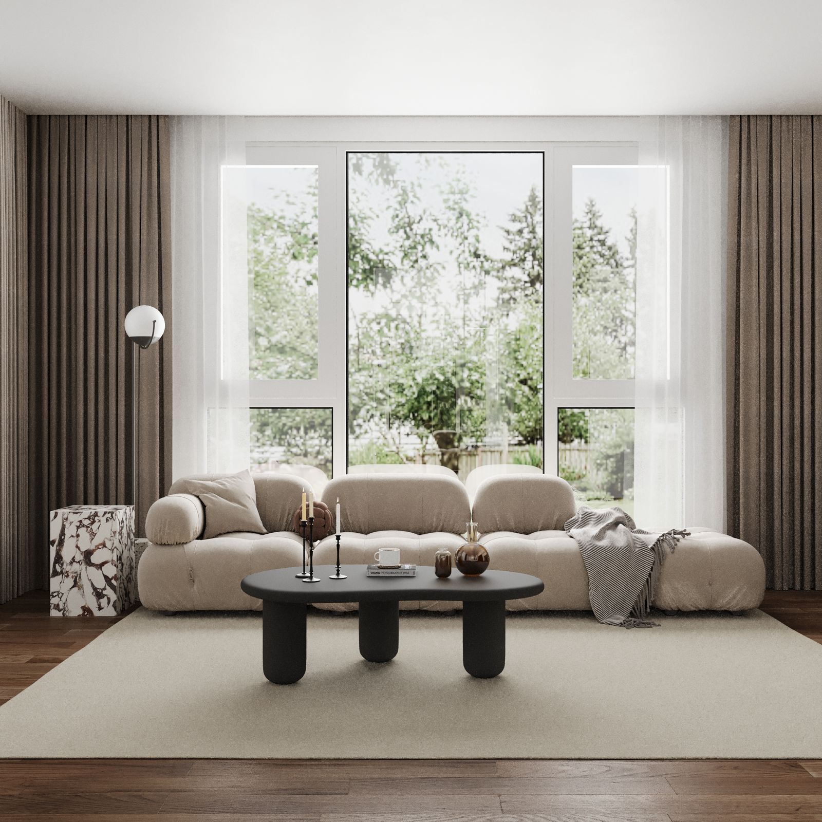 PEDRA - Stone End Table