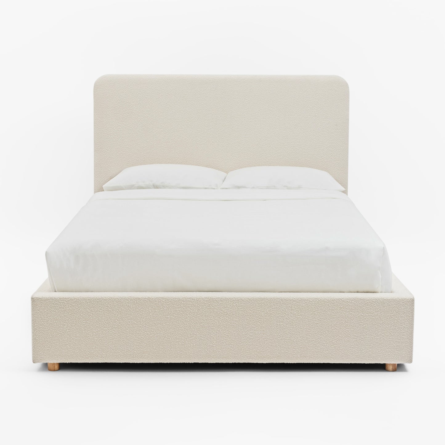 CHORUS Bouclé Bed with Storage